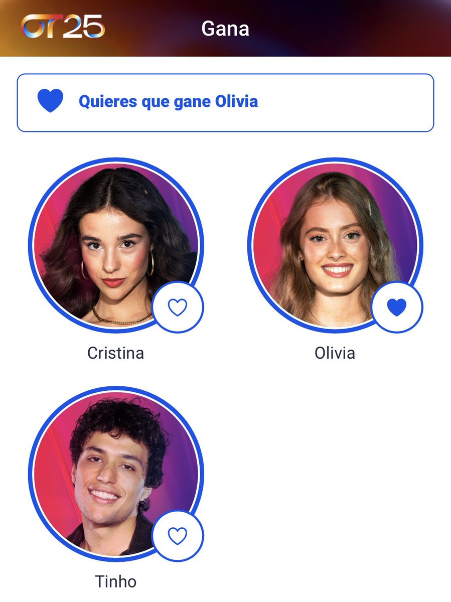 OliviaActual's tweet photo. Vamos! Último VOTO 🌟 #OTDirecto15D https://t.co/JUvXEkk5Uq