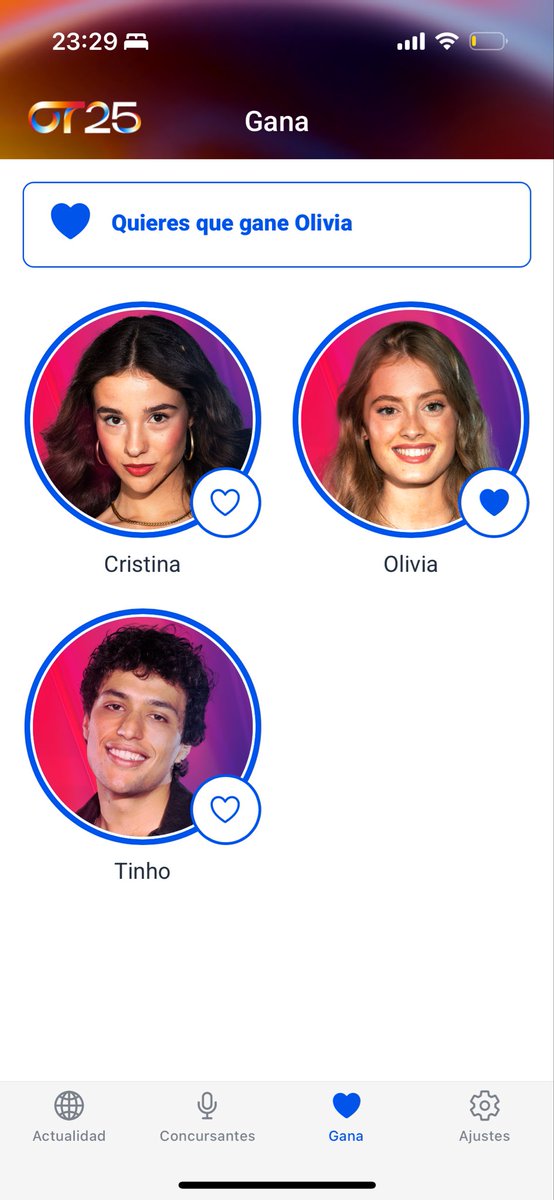 GijonGonzalez's tweet photo. Todo el mundo apostando por Olivia. Si se puedeeeee  #OTGalaFinal https://t.co/4gXkSOrqGM