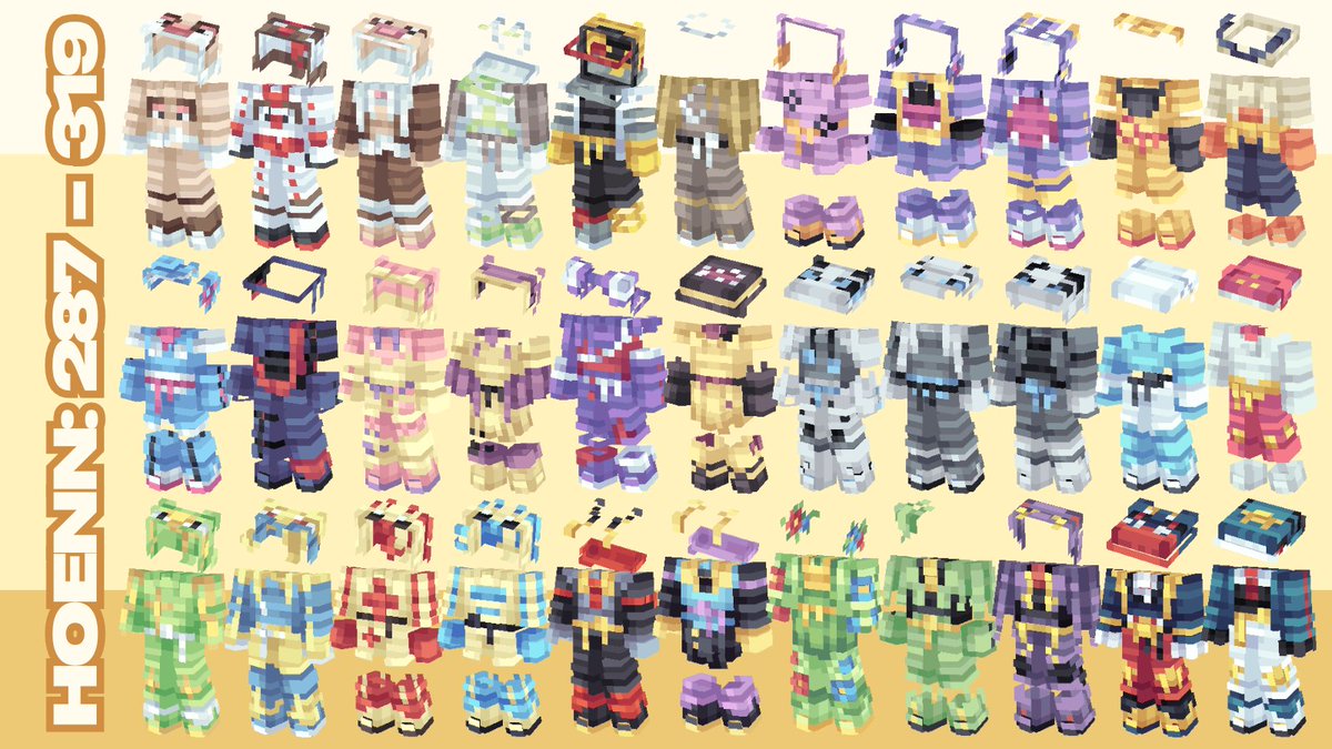 spacebr0wnies's tweet image. welcome to the region of hoenn!  

i once again spent weeks making bases for all the hoenn pokemon that YOU can wear, and i'll be continuing my way through the regions :DD  

- RTs are the very best - downloads in replies -  

#pokemonfanart