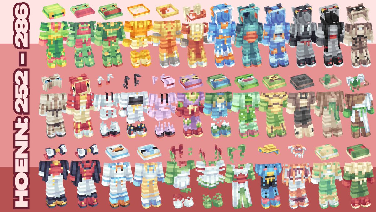 spacebr0wnies's tweet image. welcome to the region of hoenn!  

i once again spent weeks making bases for all the hoenn pokemon that YOU can wear, and i'll be continuing my way through the regions :DD  

- RTs are the very best - downloads in replies -  

#pokemonfanart