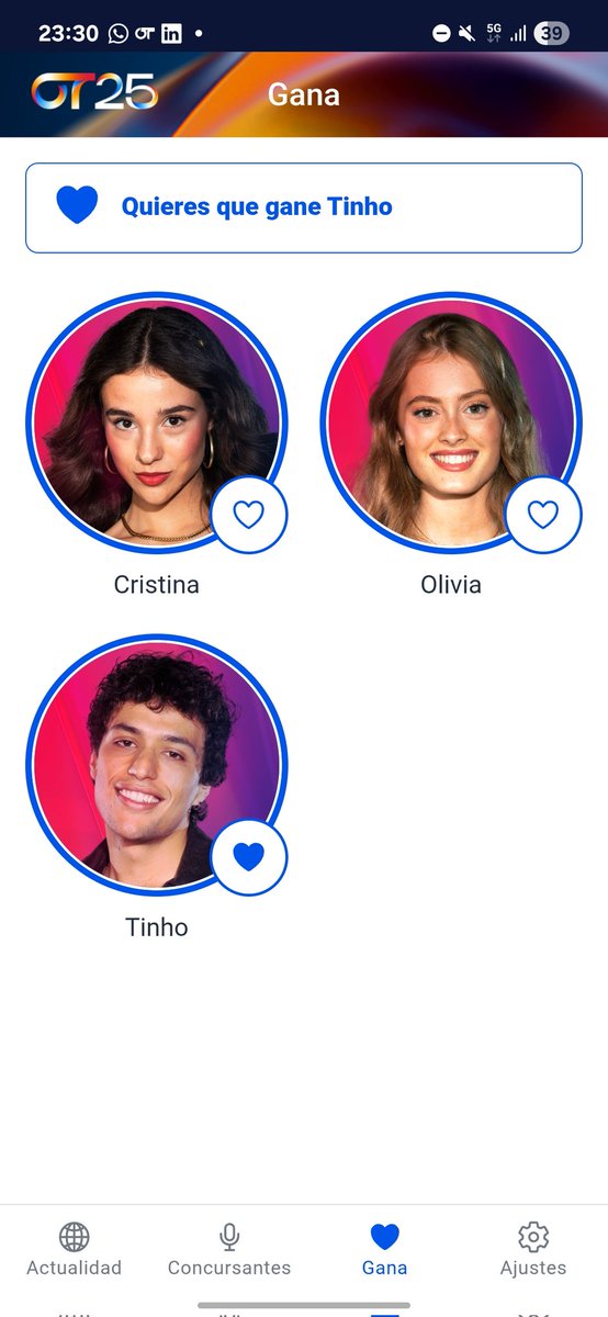 MI GANADOR
#OTGalaFinal