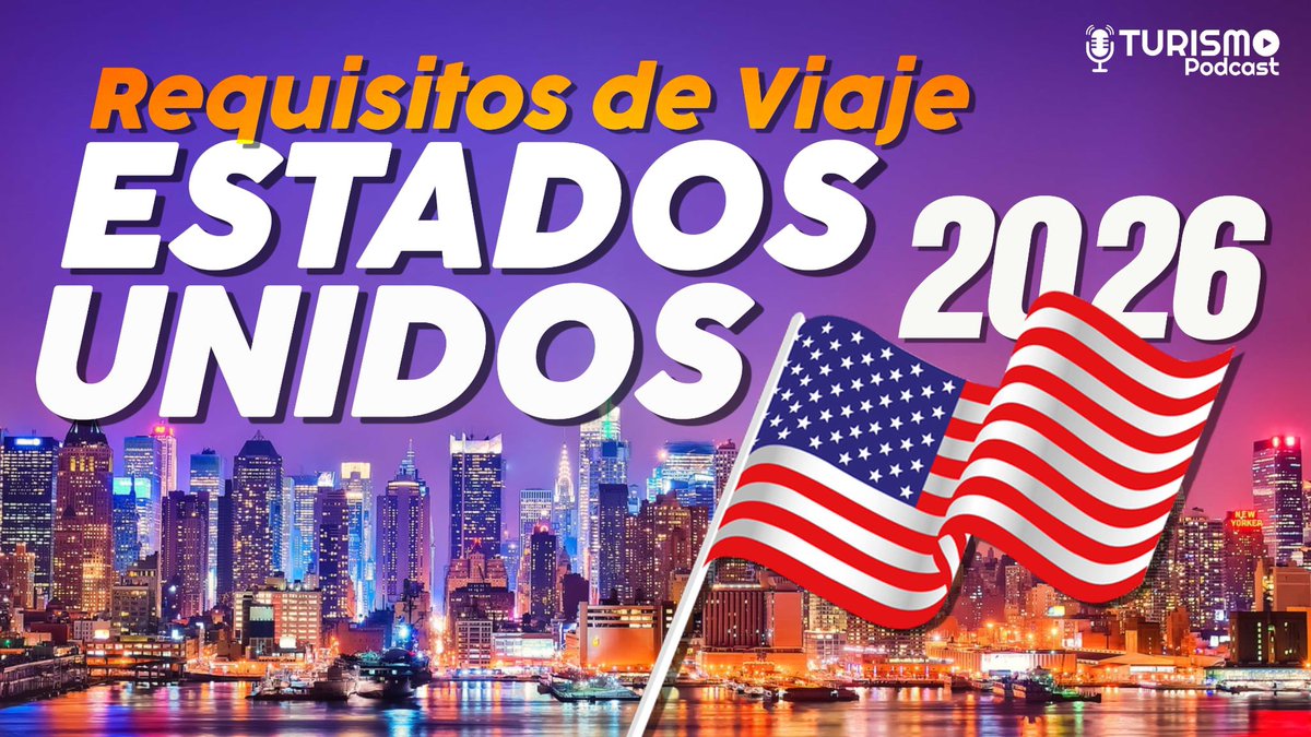 Viajar a ESTADOS UNIDOS 🇺🇸 2026 NUEVOS Requisitos Actualizados ¡La Guía más completa!

👉 youtu.be/UEFOpltKm1U?si…