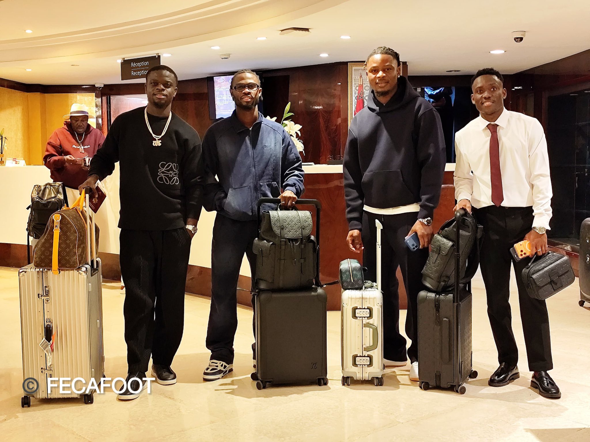 لاعبو الكاميرون. (إكس) 