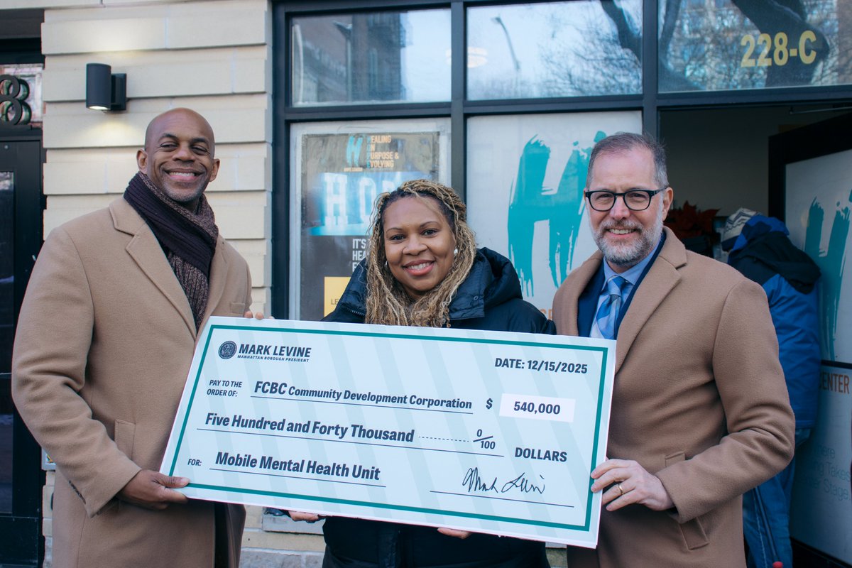 Office of Manhattan Borough President Mark Levine tweet media