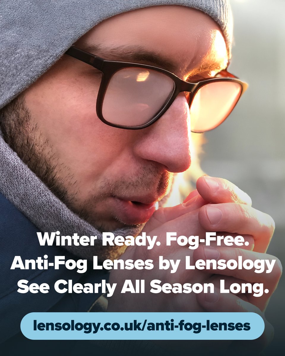 Ready to take on winter without the fog? Visit us at 👉lensology.co.uk/anti-fog-lenses and discover the anti-fog solution for your glasses today.

❄️ Perfect for Winter Adventures
❄️ Long-Lasting Fog Protection
❄️ Ideal for Cold Weather Activities

#WinterReady #AntiFogLenses