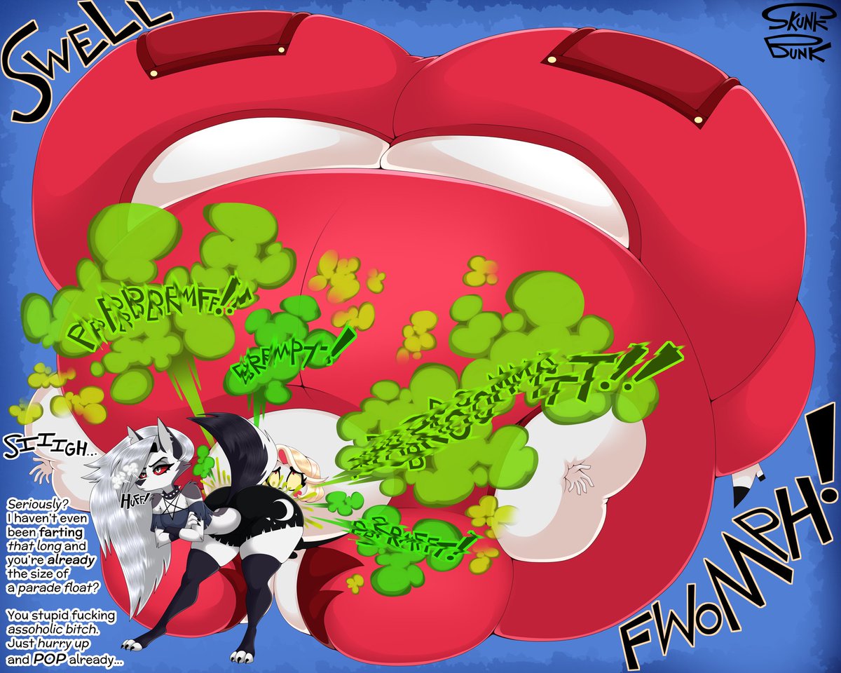 Loona fart inflating Charlie! Typical stuff for a crossover episode honestly.