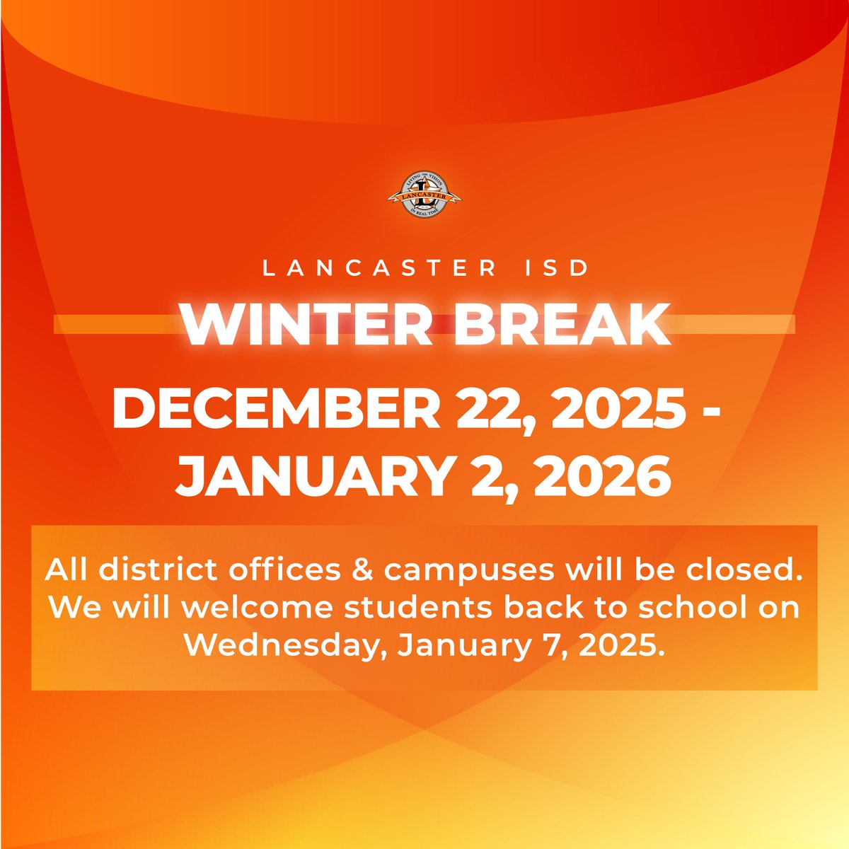 Lancaster ISD tweet media