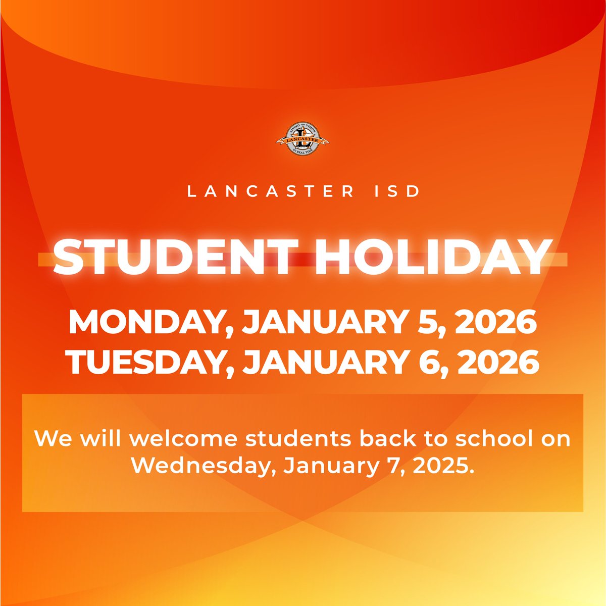 Lancaster ISD tweet media