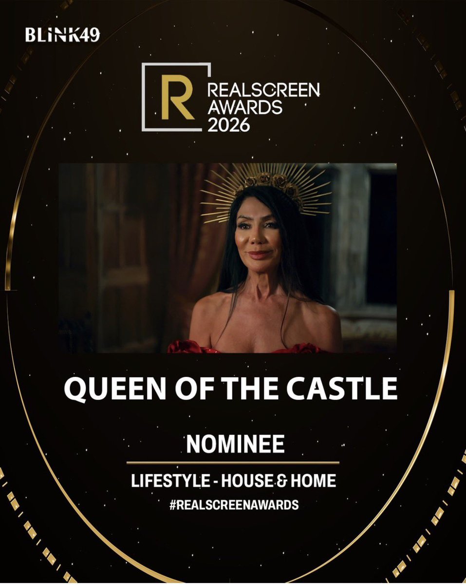 Queen of the Castle renewed for a second season and nominated for a Real Screen Award! 🏰👑