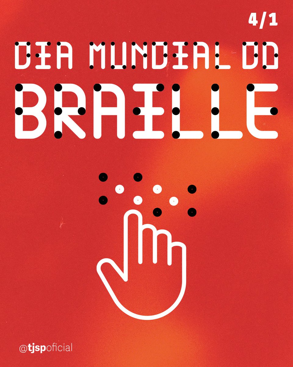 TJSPoficial's tweet image. Mais do que um sistema de escrita, o Braille é sinônimo de inclusão e cidadania.
O TJSP atua para garantir acessibilidade, com materiais em Braille e serviços especializados para pessoas com deficiência visual.
Inclusão é justiça!
#DiaMundialDoBraille #Acessibilidade #TJSP