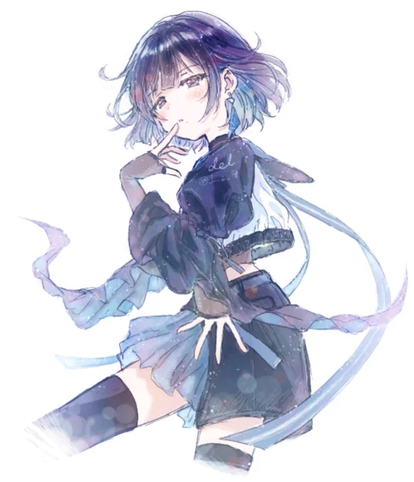 1人で絵チャ練習した時に描いた秦谷美鈴さん再掲