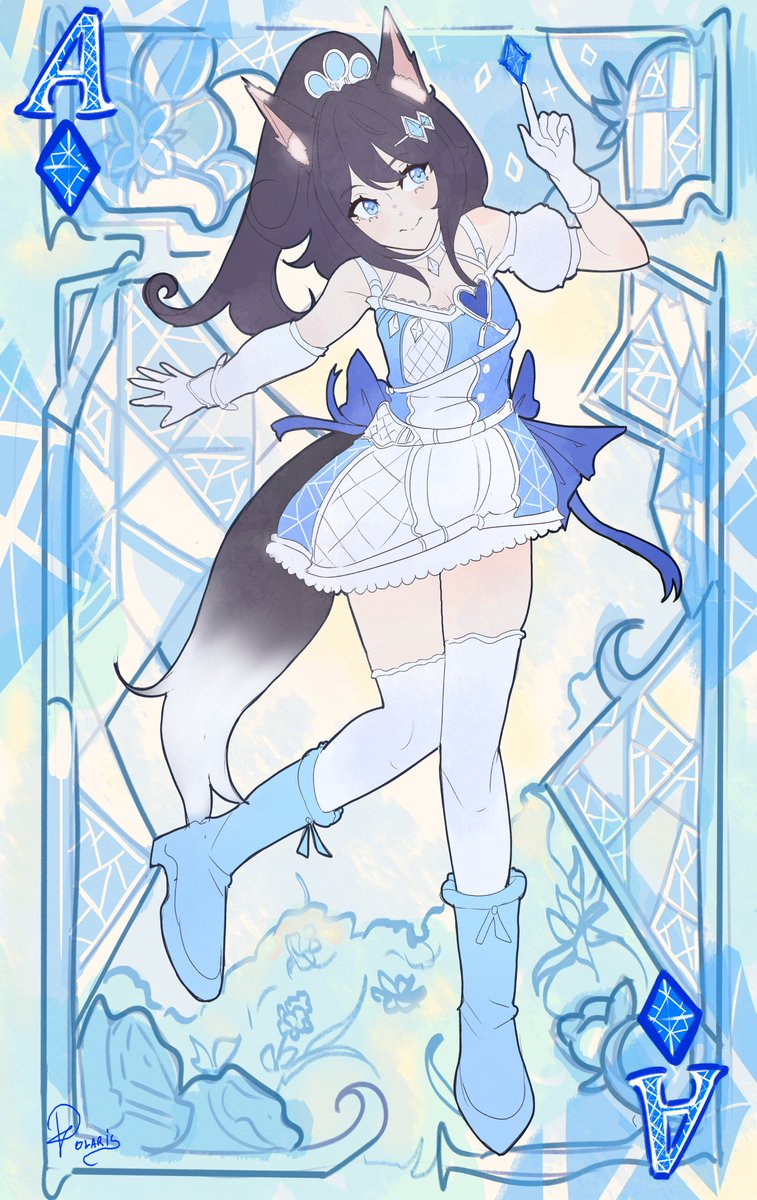 a Luz da Sabedoria, Eeiris de Diamante! 
#Eeiris #EeirisArt #Desenheeiris <a href="/Eeirisz/">Eeiris ☄️</a> 

(Eu tentei uma pintura diferente, espero aperfeiçoar! Por enquanto ficou bem simples.)