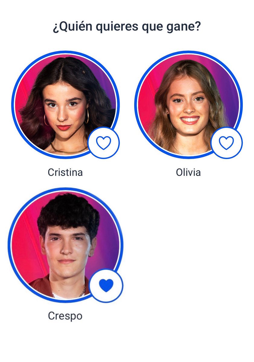 yo ya he votado a mi ganador crespo crespillo #OTGalaFinal