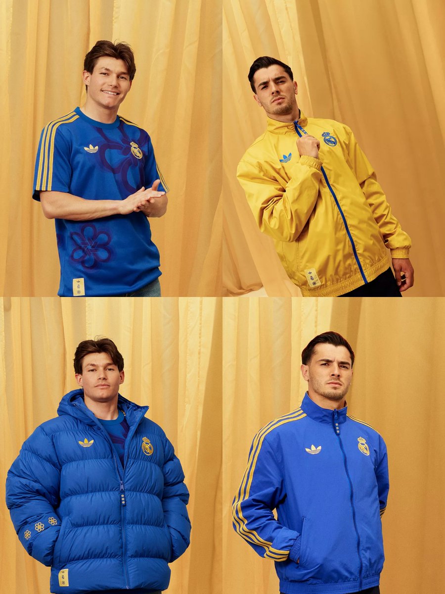 MadridXtra's tweet photo. 👕 Real Madrid's new Lunar New Year collection, inspired by the Lunar New Year and the traditional decorative knots of Chinese culture. 🔵🟡 https://t.co/3DCrdhFGTi