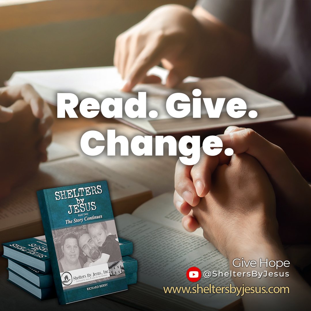 ByShelters's tweet image. Every book you buy directly supports shelter residents. Turn your reading habit into a force for good!

Check it out: a.co/d/3MXABLZ 

#SheltersByJesus #PastorRichardBerry #BooksForGood #ShelterSupport #ReadingMatters