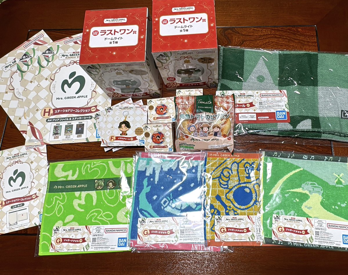 ミセス1番くじの戦利品 ローソン3店舗目でまたラストワンもらえて