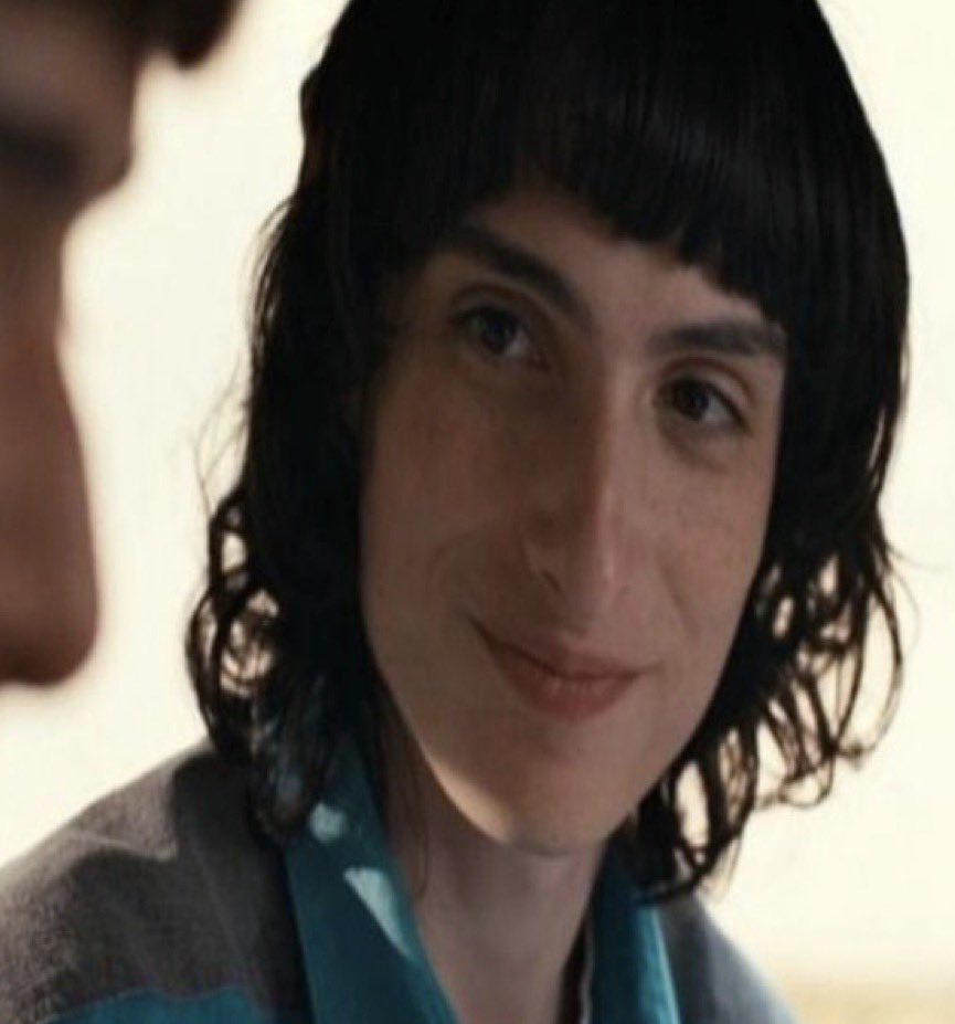 tozierisms's tweet photo. smile if you’re a repressed gay boy in the 80s who’s in love with your best friend and you’re played by finn wolfhard https://t.co/95LvtWEX97