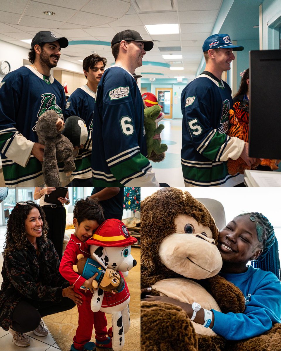 FL_Everblades's tweet photo. One goal. Thousands of teddy bears.
Endless smiles. 🧸💚

Proud to continue our annual tradition of delivering
Teddy Bear Toss bears to Golisano Children's Hospital
🫶 https://t.co/E0iZTfOuBv