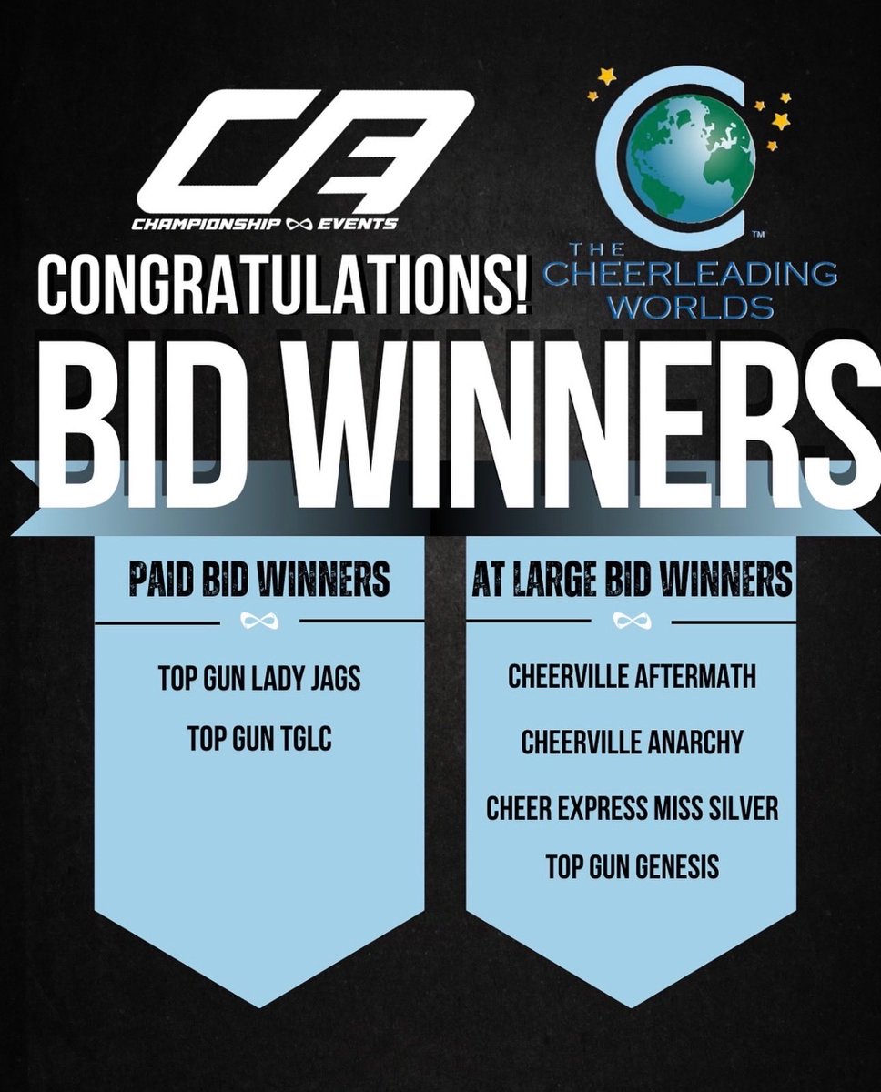 CheerExpressFla's tweet image. Congratulations Miss Silver on your At Large Worlds Bid from Champions League this weekend in Ft Lauderdale!