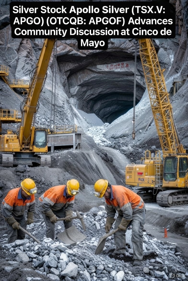 InvestorIdeas's tweet image. Silver Stock @corp_apollo Apollo Silver (TSX.V: $APGO.V) (OTCQB: $APGOF) Advances Community Discussions at Cinco de Mayo dlvr.it/TPr3Zc #Mining #silver #miningnews #Mexico