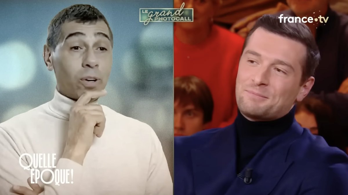 PaulAveline's tweet image. Jordan Bardella a passé 45 minutes samedi soir sur France 2, avec une interview qui se termine par son papa (c'est mignon) mais pas une seule question sur les enquêtes ci-dessous qui ont toutes moins d'un mois 👇