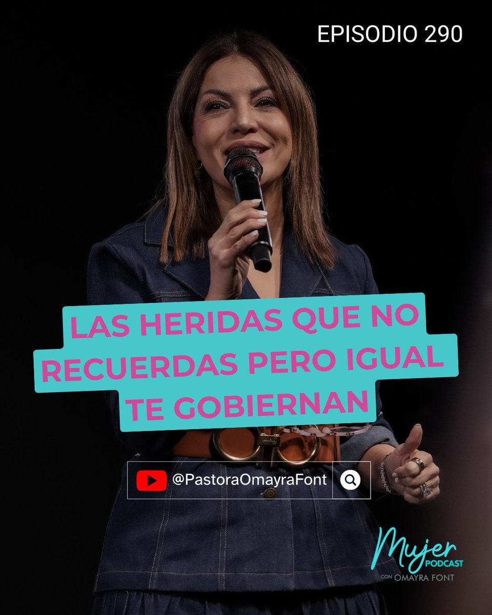 El episodio 290 de Mujer, Podcast se titula: “Cuando tu Alma se Cansa Primero que tu Cuerpo”. Ya se encuentra disponible en Youtube💘.

🔴 Visualiza el episodio completo a través de YouTube:
youtube.com/@PastoraOmayra…

Encuentra todo mi contenido en mi plataforma Divinas. Ingresa a