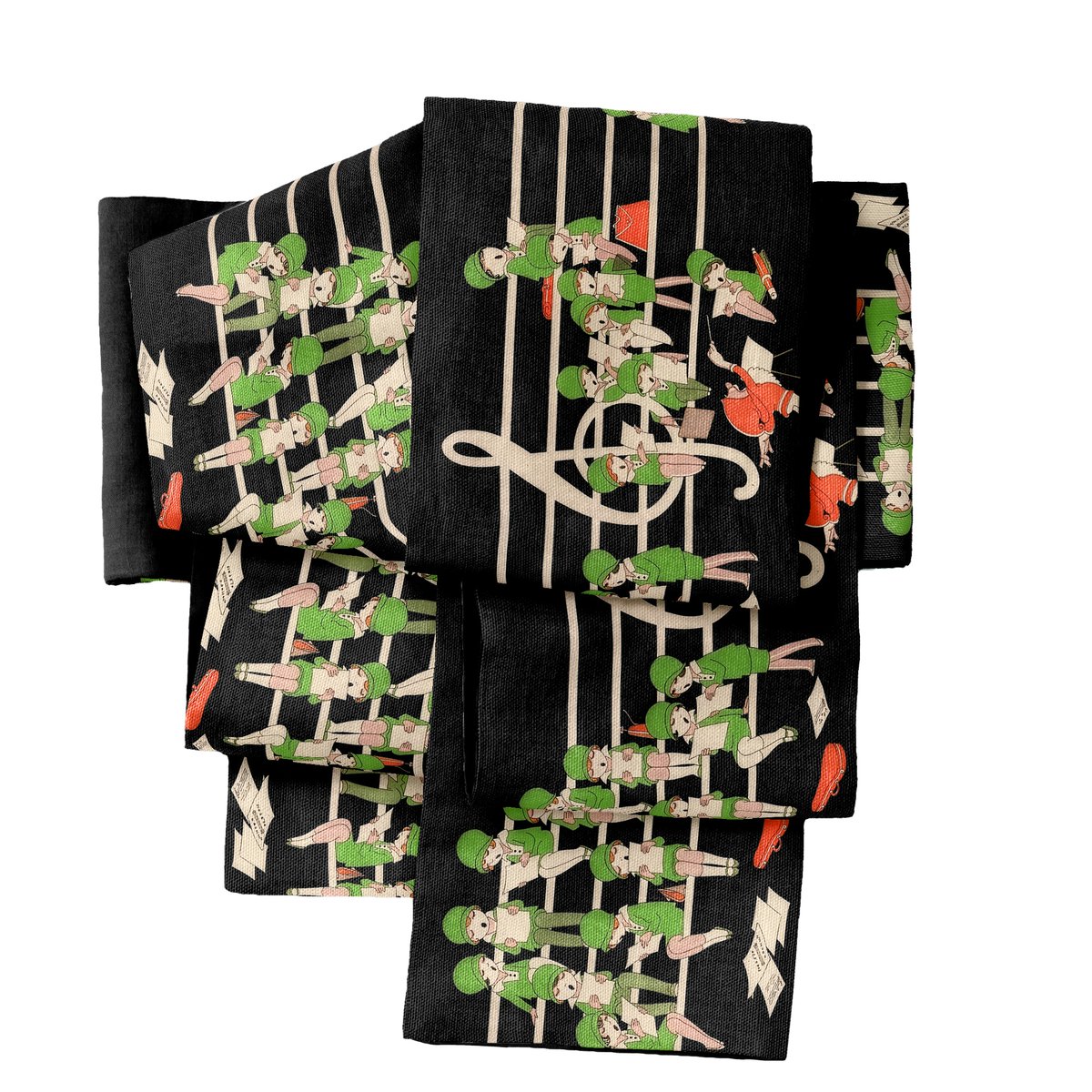 ゴフクヤサンドットコム　幾何学模様 半幅帯 ピンク 青 ゴフクヤサンドットコム 幾何学模様 半幅帯 ピンク 青 男 着物 柄