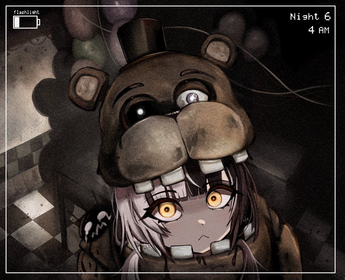 Yume_ato29's tweet image. Five Nights at Hololive