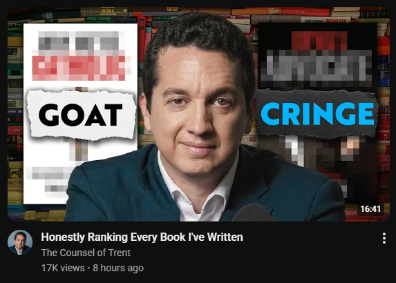 Catholic_Astro's tweet image. Just by the thumbnail, you know this is gonna be cringe