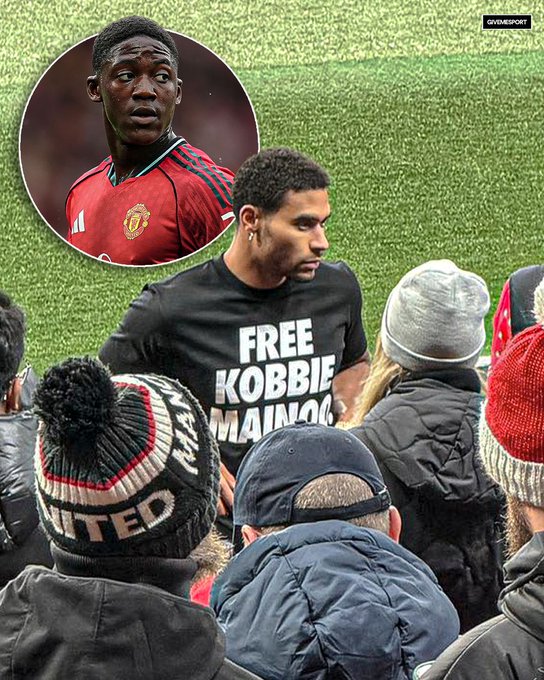 جوردان، شقيق كوبّي مينّو كان حاضر في أولد ترافورد الليلة حاملاً رسالة خاصة لروبن أموريم 