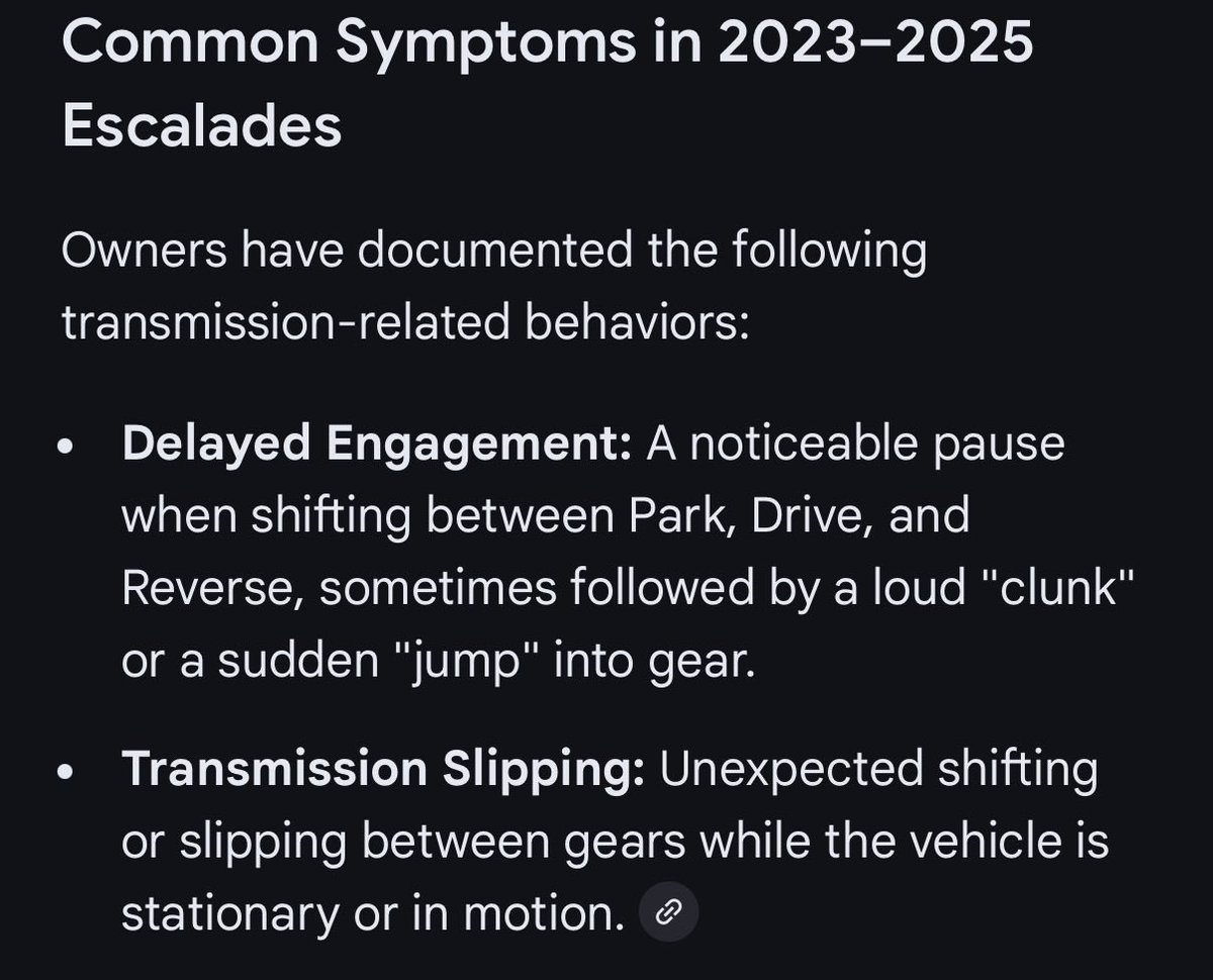 ozmodz's tweet photo. GM said to “refer to the vehicles owners manual.” This was his first @GM vehicle and it’s safe to say, probably his last. $120k brand new and this is how you get treated. It’s been in for multiple check engine lights. Rear strut replacement and for jumping out of gear and more. https://t.co/mlV9hiYbGU