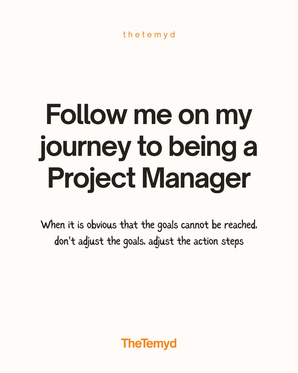 debunmiT's tweet image. Day 2 PM class @pm_series @omoalhajaabiola @skill_afrika_
𝑊ℎ𝑒𝑛 𝑖𝑡'𝑠 𝑜𝑏𝑣𝑖𝑜𝑢𝑠 𝑡ℎ𝑒 𝑔𝑜𝑎𝑙 𝑐𝑎𝑛'𝑡 𝑏𝑒 𝑟𝑒𝑎𝑐ℎ𝑒𝑑, 𝑑𝑜𝑛'𝑡 𝑎𝑑𝑗𝑢𝑠𝑡 𝑡ℎ𝑒 𝑔𝑜𝑎𝑙 𝑎𝑑𝑗𝑢𝑠𝑡 𝑡ℎ𝑒 𝑎𝑐𝑡𝑖𝑜𝑛 𝑠𝑡𝑒𝑝
𝕣𝕖𝕒𝕕 𝕞𝕠𝕣𝕖: vt.tiktok.com/ZSPPq3rBW/
#ProjectManagement