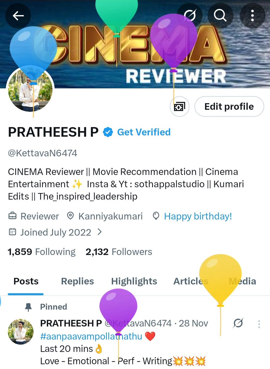 KettavaN6474's tweet photo. Baloon Parakuthu😍🩵 #23 Starts Now...
#Classyvibe #Formallook https://t.co/XbRi8YBAZY