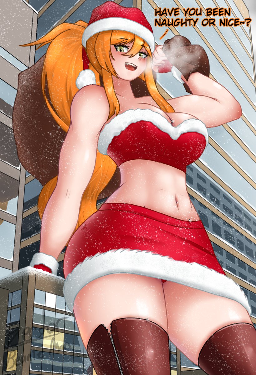Lily was expecting to have to ask around a bit among her coworkers to help for the last photo in the firefighter calendar. To her surprise though there were volunteers?

Happy Holidays!!
#giantess #sizetwitter