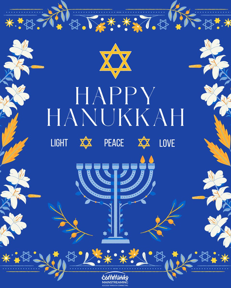 CMA_Inc's tweet photo. 🕎✨ Happy Hanukkah! Tonight we celebrate the second night, honoring light, hope, and resilience. Wishing warmth, joy, and peace to all in our CMA community as the candles continue to shine bright. 💙 https://t.co/vEJZk4kgKT