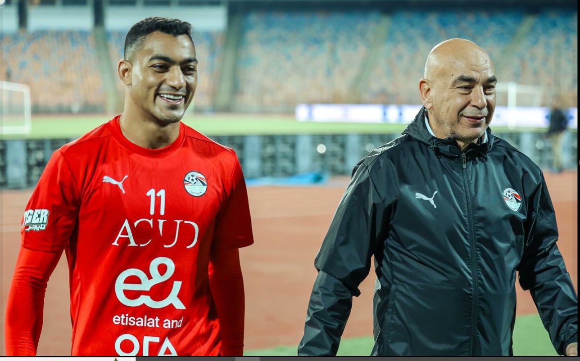 حسام حسن ومصطفى محمد «سمن على عسل» قبل أمم أفريقيا.. صور 