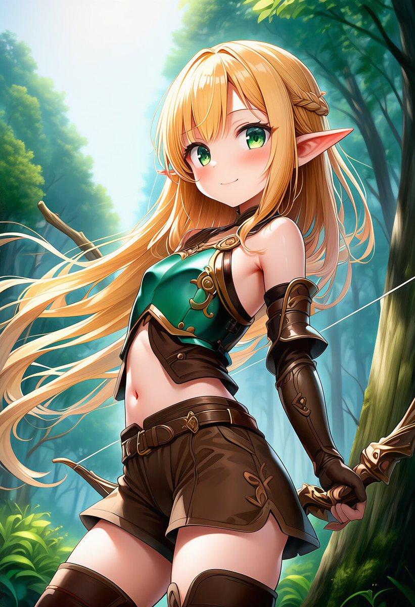 おはようございます(:3[··] 森のエルフさん。