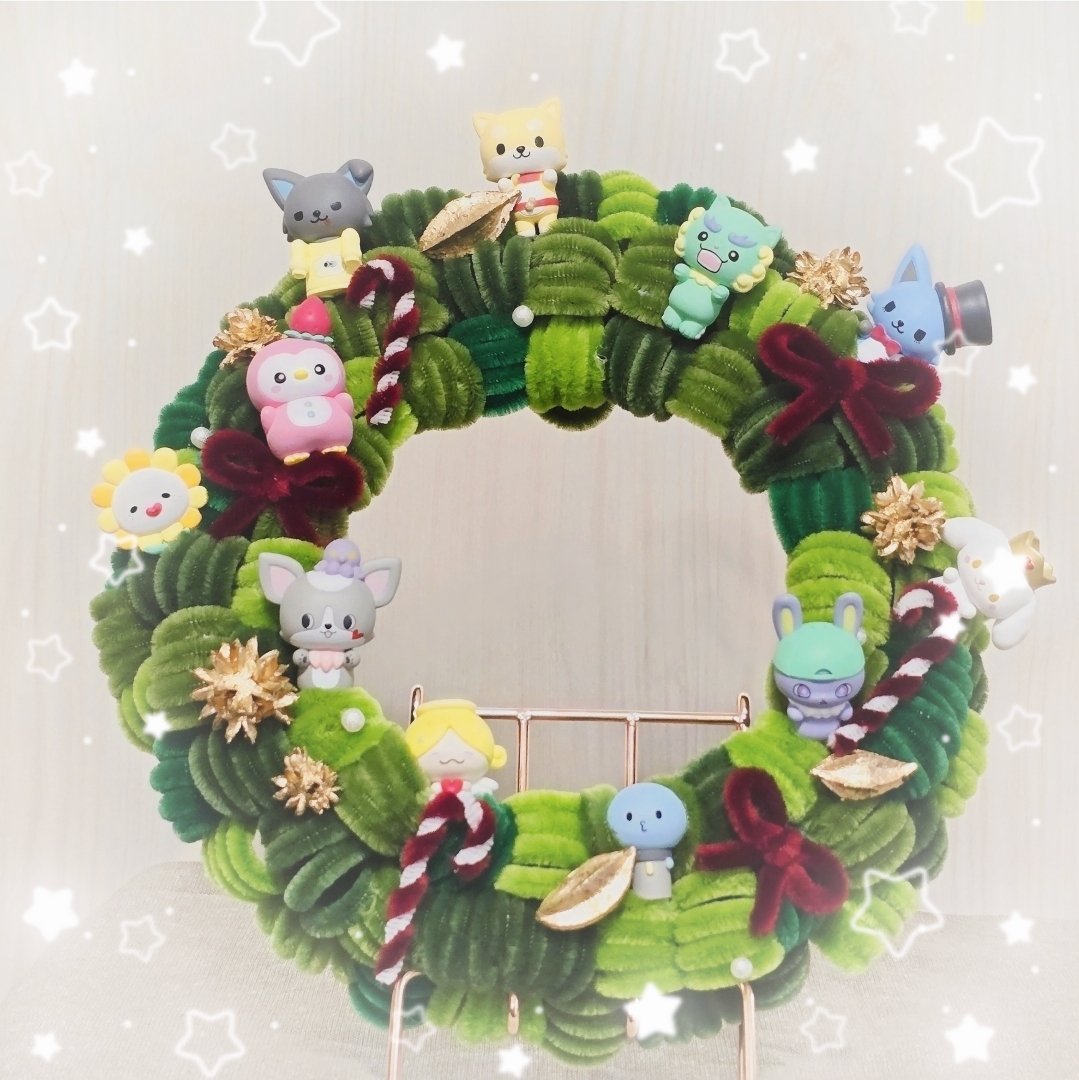▲あちゃちゅむ クリスマスリース △あちゃちゅむ クリスマスリース △あちゃちゅむ クリスマスリース