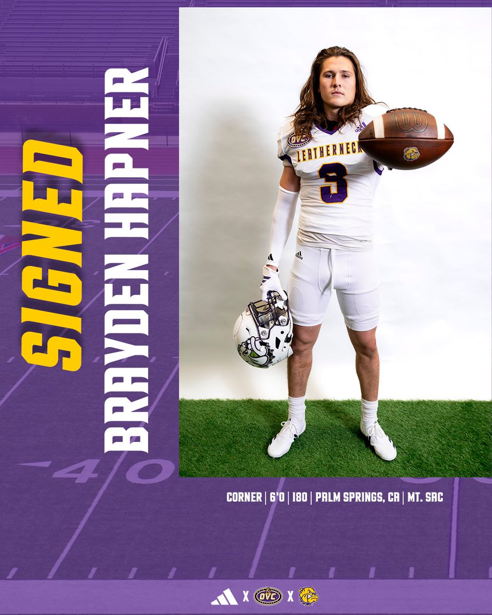 Brayden Hapner, Corner from Palm Springs, CA, is officially a Leatherneck.

Welcome to the Leatherneck family!

#GoNecks | #OneGoal | #ECI
