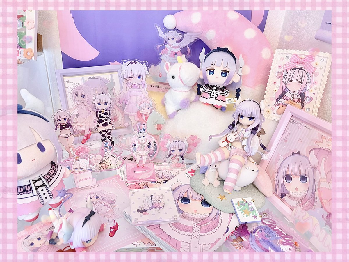 流石にもうフィギュア入りきらなかった(๑•́‧̫•̀๑) カンナのグッズもう