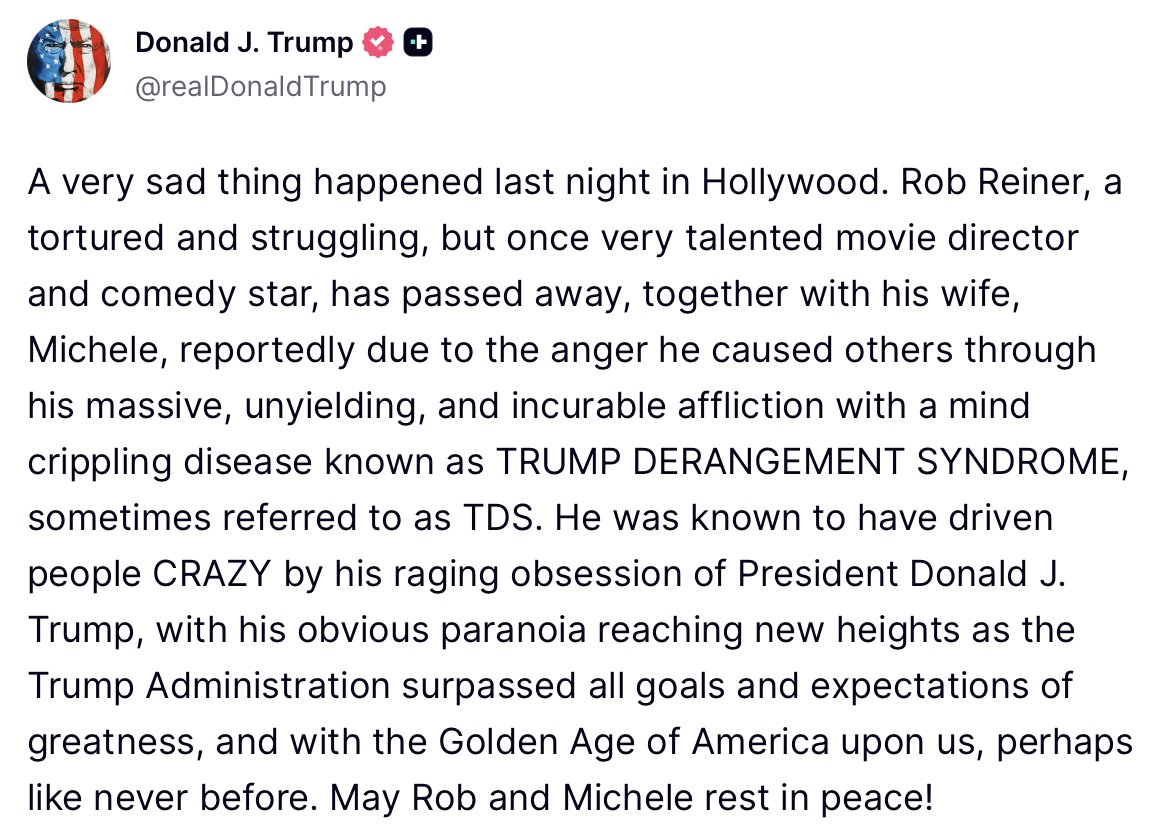 katieporterca's tweet image. How sick do you have to be to post something like this?

What a disgusting and abhorrent response to the awful killing of Rob and Michele last night.

Thinking of their loved ones during this horrific time.