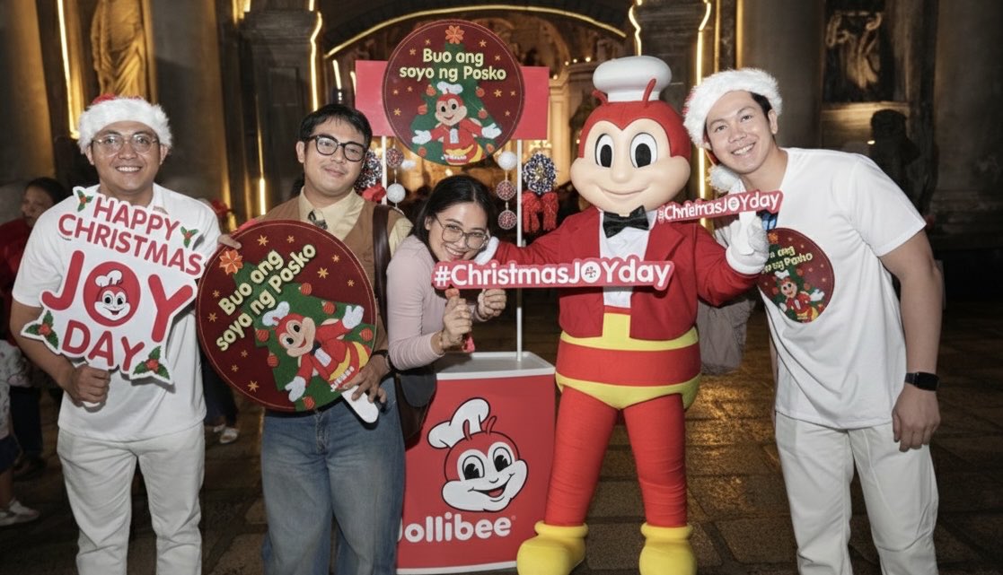 RT THIS NOW if you're ready to join our #ChristmasJOYday X Party today!🥳🎉

We’re giving away ₱1,000 worth of <a href="/Jollibee/">Jollibee</a> gift certificates to 10 lucky winners. Follow our page and celebrate the joy this Dec. 16.

#BuoAngSAYAngPasko