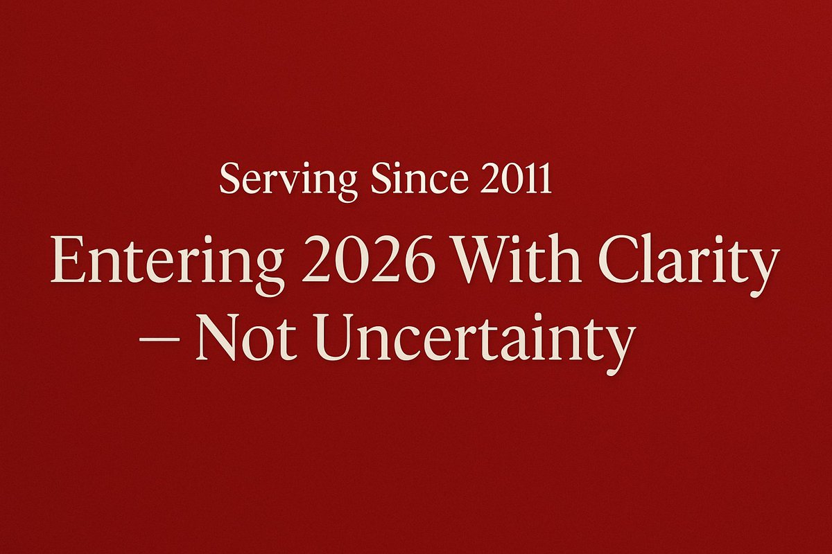 NuriaRealty's tweet photo. Serving clients since 2011 has taught us one enduring truth:
markets change — strategy lasts.
As we close 2025, we do so with clarity.
As we enter 2026, we do so prepared.
— Nuria Realty

#NuriaRealty #ServingSince2011 #RealEstateStrategy #2026Ready https://t.co/Ggn0ITpeq0