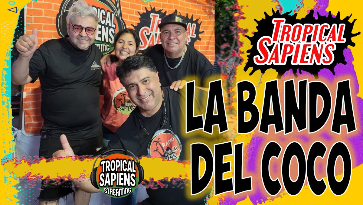 LA BANDA DEL COCO – En el #StreamingSAPIENS 2025

youtu.be/mlFx03EFiTc

Se agradece compartir, dejar un comentario y SUSCRIBIRSE!!! 🤪🤪🤪

#Streaming #Argentina #BuenosAires #Cumbia #Tropical