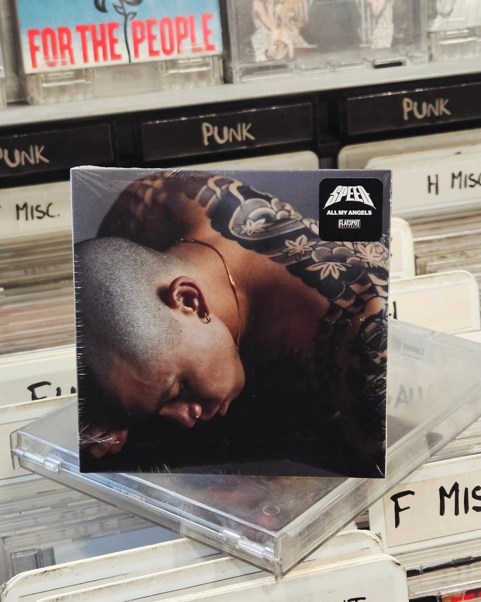 amoebamusic's tweet image. "All My Angels" is the searing, intense, and powerful new EP from @gangcalledSpeed. These hardcore songs pummel you with hard-hitting percussion, growling riffs &amp;amp; impassioned vocals. It's out via @flatspotrecords on CD and clear smoke vinyl!

Get it here: bit.ly/44NRfjG