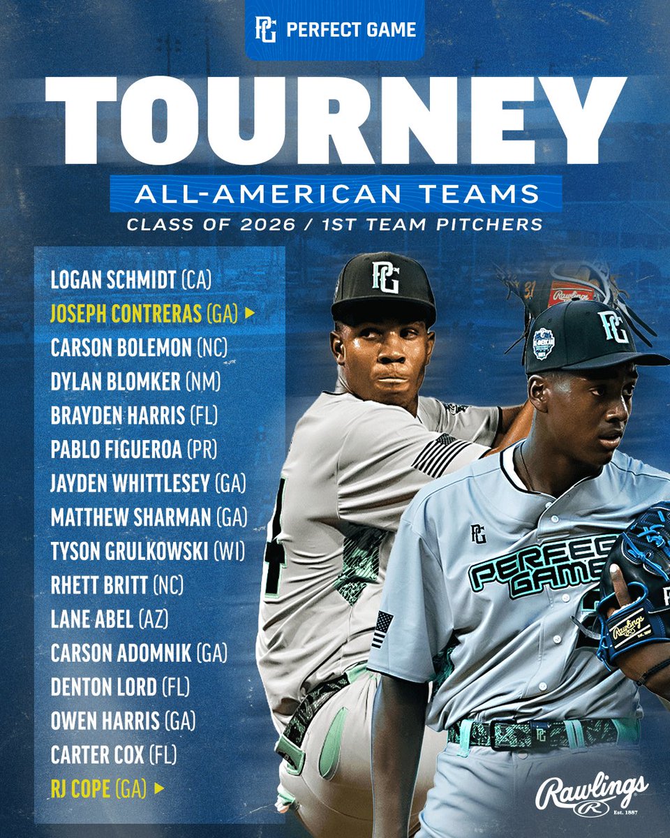 PerfectGameUSA's tweet image. 2025 PG Tourney All-Americans: Class of 2026 🇺🇸

bit.ly/4rTntnD
