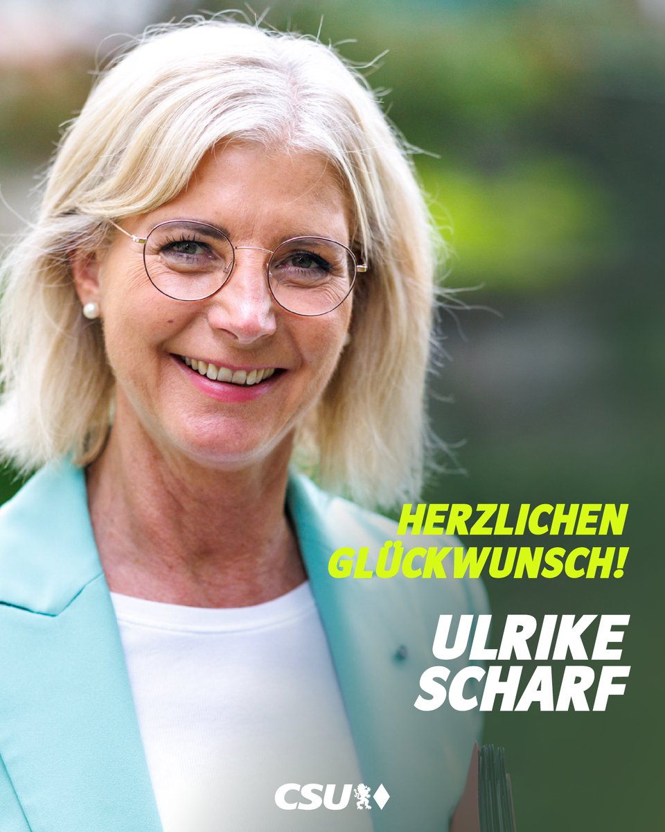 Wir gratulieren unserer Bayerischen #Sozialministerin und stellvertretenden #Ministerpräsidentin Ulrike #Scharf ganz herzlich zu ihrem #Geburtstag!