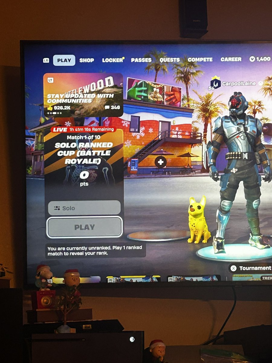 Hey <a href="/FortniteStatus/">Fortnite Status</a> what gives? I’m ranked but tourney says I’m not?