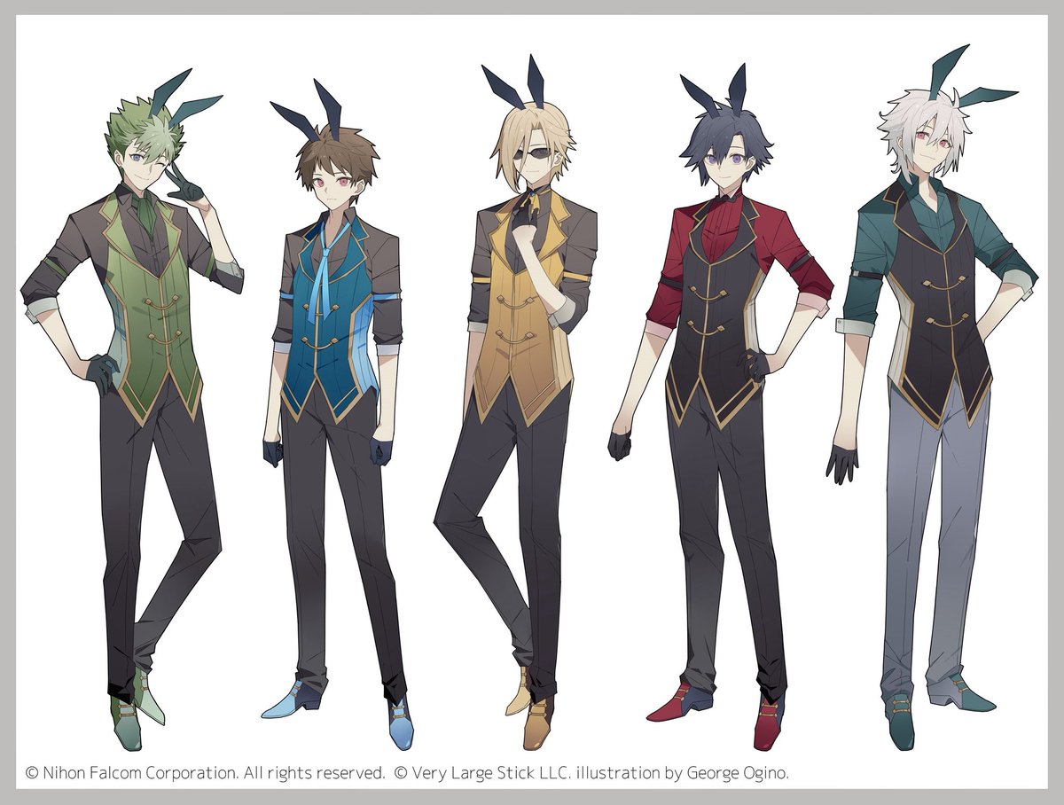 63adol's tweet image. 5人のバニーウェイターたちです^o^✨
ぜひチェックして、
お気に入りを見つけてみてください✨