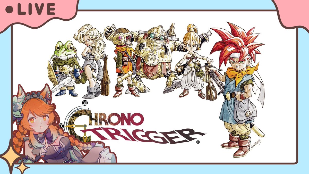 🦊🧡LIVE AT 7 pm CST (1 &amp; Half Hours)!🧡🦊

Your favorite Ghosty Big Sister Fox is opening the Shrine~

Going to go live and play some Chrono Trigger and yap! I HOPE TO SEE YALL THERE

Live on both the Red and Purple sites

MEMBERSHIPS ARE OPEN AGAIN!

❀ twitch.tv/princessyukiro…